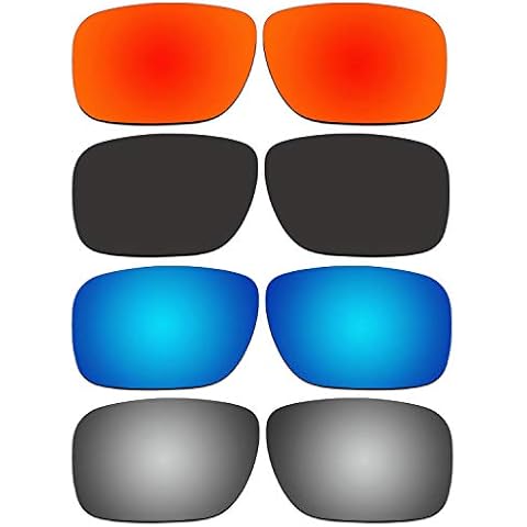 4 Pair Replacement Lenses for Oakley Holbrook Sunglasses With Polarized Pack P4-1 Cover