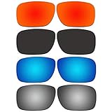 4 Pair Replacement Lenses for Oakley Holbrook Sunglasses With Polarized Pack P4-1