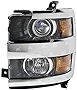 Aftermarket Replacement GM2502416 Headlight Assembly Driver Side Fits Chevrolet Silverado 2500/3500 2015-2016