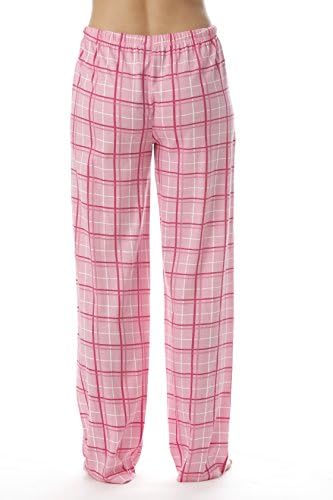 Just Love Women Plaid Pajama Pants Sleepwear 6324-PNK-10281-XL - 2