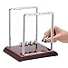 Juvale Newtons Cradle Pendulum - 7 x 6 x 7 in, Silver Stainless Steel - Desk Decor & Office Decor for Men - Stress Relief Desk Toy - Science Teacher Gift & Physics Toy