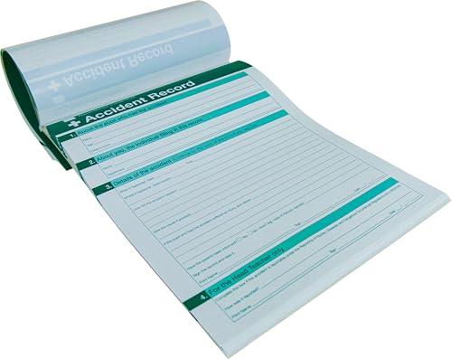 Image of Safety First Aid Pupil Accident Book, A4