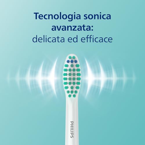 Philips Sonicare Spazzolino Elettrico Sonico Serie 3100, Nero (modello HX3671/14) - 3