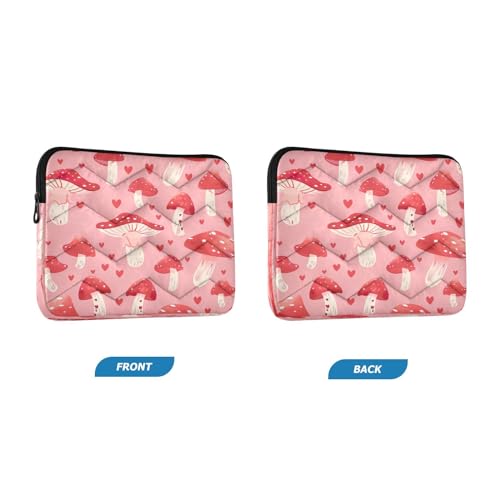 Funda impermeable para laptop 13-14 pulgadas con patrón rojo miniatura 2