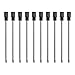 ChaoQ 2.75 Inches (7cm) Replaceable Ballpoint Pens Refills for Swarovski Pen and other Brand Diamond Crystal Stylus Pens (Pack of 10, Black Ink)