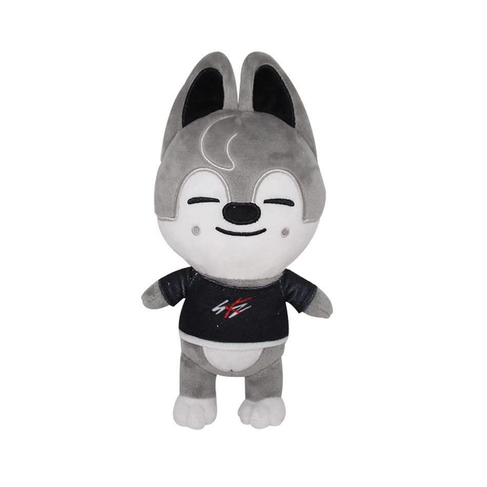 公式stray kids TOY WORLD ウルフチャン　抱きぬいぐるみ TEXXY Stray Kids Plush 21cm Skzoo Plush Toy, Cartoon Anime Skz