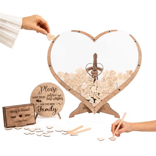 Personalized Wedding Guest Book | Alternative Heart Drop | Guest Book | Guest Book Sign | Wooden Drop Box | Rustic Wedding Decor | Wedding Sign | Alternative Rustic
