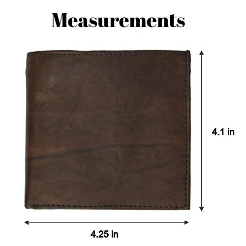 MARSHAL Men's Wallet with 16 Credit Card Slots Genuine Leather - Special Sale4