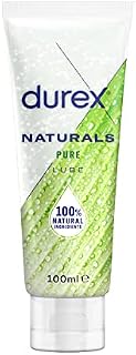 Durex Naturals Intimate Pleasure Water Based Pure Lubricant Gel - 100 ml (Packaging May Vary)