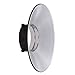 120 Degree Wide-Angle Photography Flash Reflector Bowens Mount Diffuser Dish Aluminium Alloy Accessories