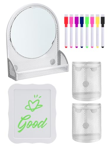 Image of 12Pcs Metal Magnetic Locker Accessories Decor for Girls /Boys, White