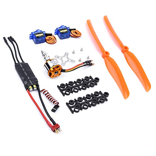 FPVDrone RC A2212 1400KV Brushless Motor+30A ESC+SG90 Servos+8060 Propeller for RC Plane Quadcopter