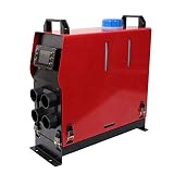 Sue-Supply Luft Diesel Heizung Set 12V 5KW Fahrzeugheizung - LCD Thermostat 4 Löcher Standheizung Für Vans, PKW Anhänger, Boote, Etc. Schnelle Heizung