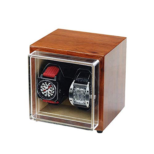 Enrouleur double montre automatique en palissandre - Le cadeau parfait pour passionné