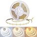 JOYLIT COB CCT LED Strip IP65 Wasserfest 24V 5M 640LEDs/M CRI 92+ 10000LM Ultra Hell, CE UL PRO Dimmbar 2700-6000K Weiß Abstimmbar 90W Selbstklebend Licht Band für Gewerbe, Haushalt 270 A günstig Kaufen-JOYLIT COB CCT LED Strip IP65 Wasserfest 24V 5M 640LEDs/M CRI 92+ 10000LM Ultra Hell, CE UL PRO Dimmbar 2700-6000K Weiß Abstimmbar 90W Selbstklebend Licht Band für Gewerbe, Haushalt