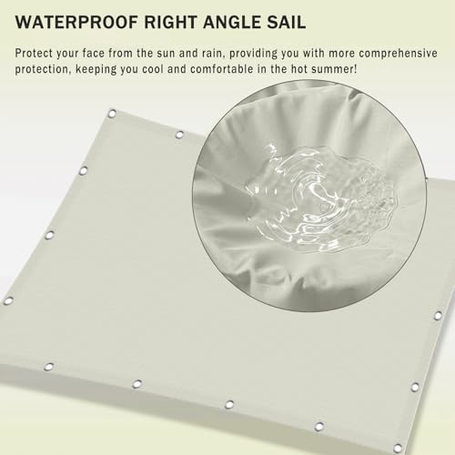 Toile ombrage imperméable auvent pour repas en terrasse - 5