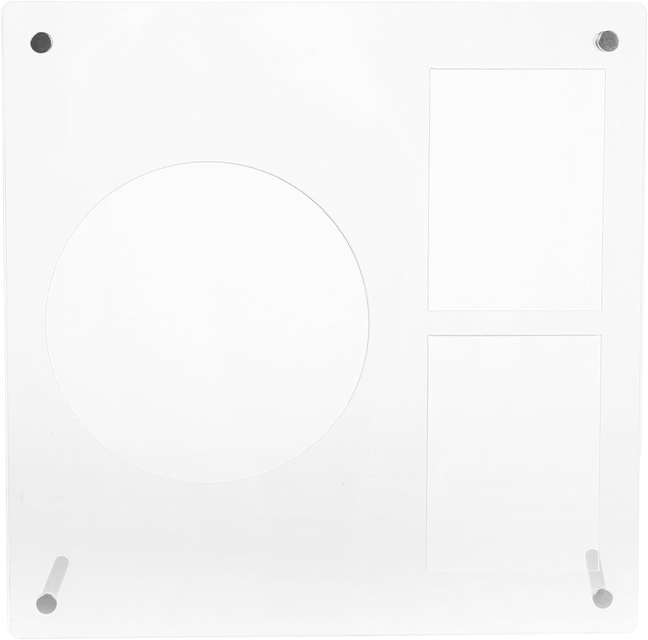 Alipis Acrylic CD Display Stand with 3-tier Slot Organizer, Vinyl Record and Signed CD Frame Holder for Personal Media Storage and Album Showcase