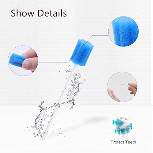 Wellgler's Disposable Oral Swabs, Sterile Sponge Mouth Swabs (250pcs, Blue) - Thumbnail 2