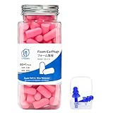 LYSIANソフトフォーム耳栓60ペア 騒音対策 イヤープラグ コード無し 勉強/睡眠/工事現場ピンク (ピンク)