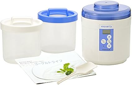 Amazon Tanica 温度調節機能で市販 カスピ海 ケフィアヨーグルト 納豆 甘酒に対応 ヨーグルティア スタートセット ブルー Ym 10 Nb タニカ電器 Tanica ヨーグルトメーカー
