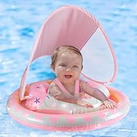 Thedttoy Flotador Bebe Inflable para 1 2 3 Años, Nuevo Piscina