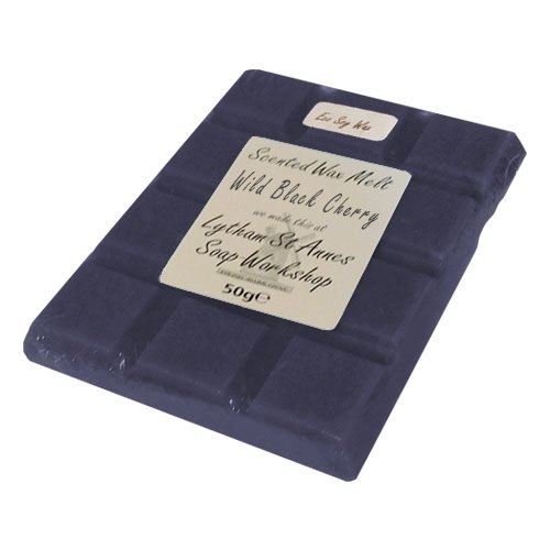 Lytham St Annes Soap Workshop Wild Black Cherry Eco Soy Wax Melt Bar