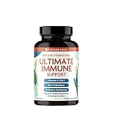 Ultimate Immune Support Vitamin C, D, E and Zinc + Natural Immunity Booster Multivitamin Herbal Supplement Elderberry & Echinacea, Daily Immune Defense & Antioxidant Support.
