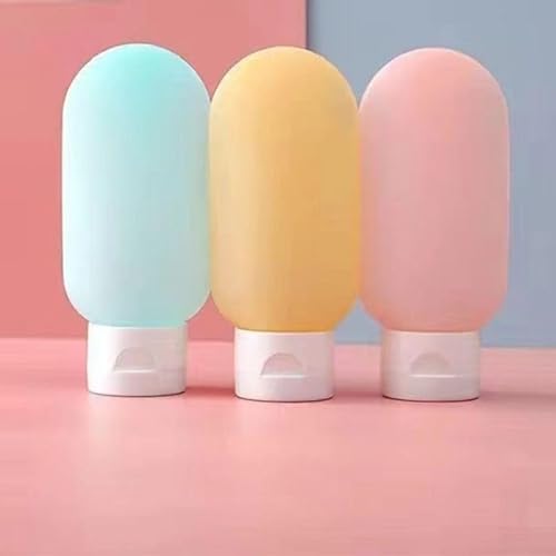 Kit Viagem Frasco Shampoo Creme Sabonete 60ml - 03 Pecas