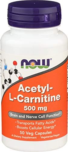 Agora alimentos acetil lcarn 500mg cápsulas, 50 ct