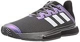 Schnürverschluss adidas Herren Solematch Bounce M Clay Tennisschuhe, Mehrfarbig (Negbás Ftwbla Gricin), 44 EU