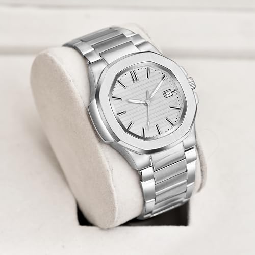 Image of Acnos 7 Colours Plain Dial Quartz Analog Day & Date Calendar Quartz Analog Business Watch