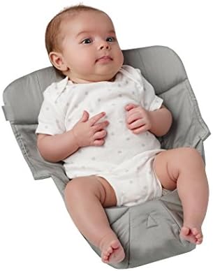 Ergobaby Baby Carrier, 4-Position 360 Cotton from Baby to Toddler: 5.5*  20 kg Pure Black & Baby Infant Insert for Baby Carrier with Neck & Head Support