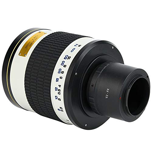 Bediffer Teleobjektiv, F/6.3, manuelles austauschbares Teleobjektiv, mehrfach beschichtetes 500 mm Objektiv für…