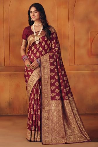 Fratona kanchipuram silk saree in pure silk – image 2