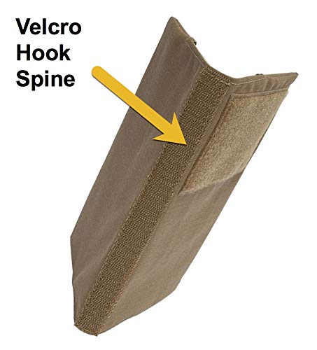 Army Book Sleeve Insert (Coyote Brown) | Hook Fastener On Spine | Install A Smaller Notebook Into Our Large Tactical Notebook Covers Or Binder Cases #TOP3