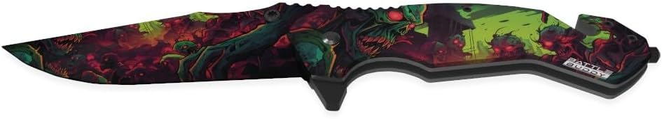 Funky Knife, Digital Printing On Blade, Fun Pocket Knife