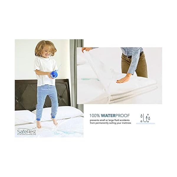 SafeRest Mattress Protector Twin XL College Dorm Room Bed Size