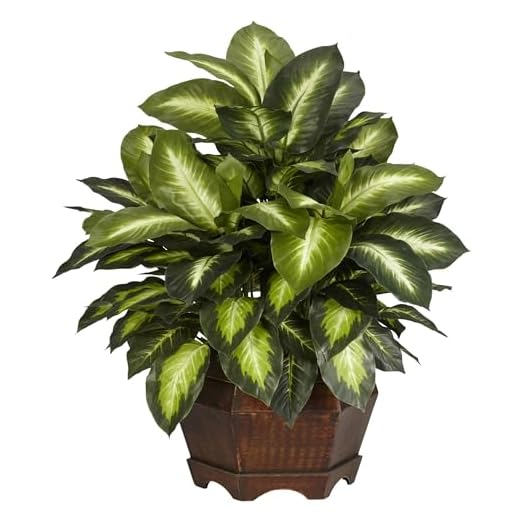 Nearly Natural 24in Dieffenbachia Plant Decor