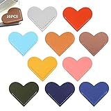 10 Pieces Leather Heart Bookmarks, Handmade Personalized Bookmarks Cute Bookmarks for Book Lovers Bo