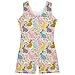 Aflyko Easter Little Girl Gymnastics Leotard with Shorts Rabbit Flower Colorful One-Piece Activewear Soft Stretchy Tank Tops Fun Fashion Dance Outfit 7-8T