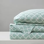 Comfort Spaces Ensemble de Draps 100% Coton Respirant, Léger, Doux avec Poche Élastique de 12" S'adapte aux Matelas jusqu'à 14", Literie Confortable Toutes Saisons, Taie d'Oreiller Assortie, Taille Twin 3 Pièces
