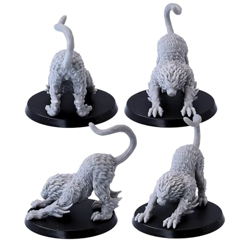 Figurine Draconic Cat 28mm résolvez le manque de monstres originaux JDR