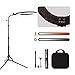 Produktbild GSKAIWEN 18" 60W LED Ringleuchte Licht Set Tätowierung Augenbraue Fülllicht Dimmbares Kamera-Fotografie Studiolicht Video-Licht mit Makeup Porträt YouTube Video Shooting (18 Zoll Set mit weiche Röhre)