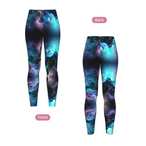 Leggings de compresión suave para mujer ropa de gimnasio universo 3D 4