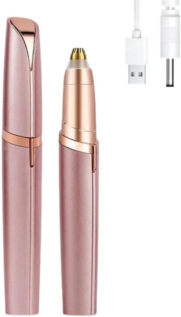 Eyebrow Trimmer for Women, Eyebrow Razor: Rechargeable Facial Hair Removal for Women Electric Painless Eyebrow Shaver Hair Removal Device for Eyebrows/Lips/Face