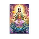 WALS Buddhismus-Poster Buddha Zazen 21, dekorative 