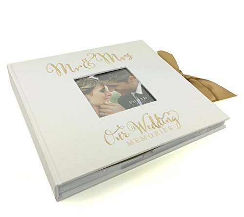 Álbum de fotos para recuerdos de boda con capacidad para 50 fotos de 15,24 x 20,32 cm Cover