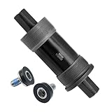 Hoypeyfiy Bike Bottom Bracket Mountain Bike Square-Taper Bottom Bracket Bicycles 68mm Replacement for Shimano Tourney TX800 Series (68x113mm)
