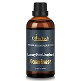Hotel Diffuser Oil Inspired by Iconic Luxury Hotel Ocean Breeze Edition Scent, OliveTech Aromatherapy Fragrance Oil for Cold Air & Ultrasonic Diffusers, 100ml / 3.38 ft oz Glass Bottle