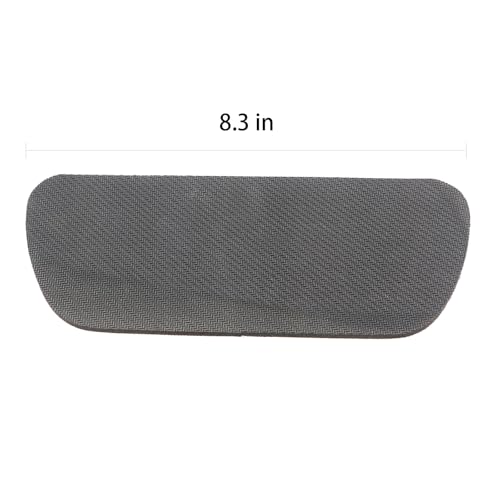 ZHYOHEN 2PCS Water Dispenser Absorbent Mat 8.3x3.1 Inch Refrigerator Non Slip Drip Tray Cuttable Splashproof Drainage Mat Ice Maker Drip Absorbent Mat Black - Thumbnail 2